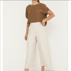 Elizabeth Suzann Florence Pants in Flax Linen XS-R
